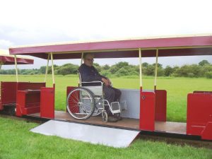 Wheelchair coach first run out